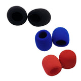 Maxbell 3 Pairs of Microphone Audio Mic Windshield Wind Shield Sponge Foam Grill Cover