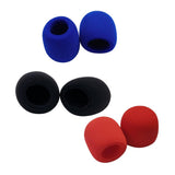 Maxbell 3 Pairs of Microphone Audio Mic Windshield Wind Shield Sponge Foam Grill Cover