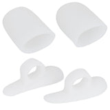 Maxbell Footful Silicone Gel Protective Toe Caps + Hammer Claw Mallet Toe Crest Corrector