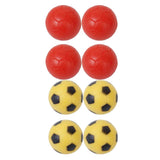 Maxbell 8pcs 36mm RED & Yellow Plastic SOCCER TABLE football REPLACEMENT FOOSBALL BALLS