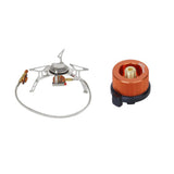 Maxbell Camp Backpacking Gas Stove Propane Butane Burner+Transfer Nozzle Connector