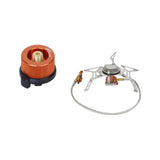Maxbell Camp Backpacking Gas Stove Propane Butane Burner+Transfer Nozzle Connector