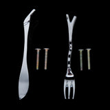 Maxbell Creative Fork/Knife Kitchen Cabinet Cupboard Wardrobe Pull Handle Knob 2Pcs