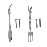 Maxbell Creative Fork/Knife Kitchen Cabinet Cupboard Wardrobe Pull Handle Knob 2Pcs