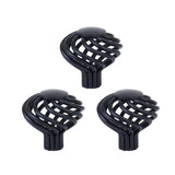 Maxbell 3Pcs 3.4cm Twist Spiral Kitchen Cabinet Drawer Dresser Cupboard Handle Pull Knob