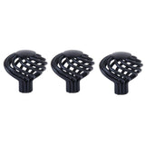 Maxbell 3Pcs 3.4cm Twist Spiral Kitchen Cabinet Drawer Dresser Cupboard Handle Pull Knob