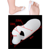 Maxbell 2 Pairs Footful Foot Protector Gel Bunion Toe Straightener Spreader Pain Relief