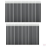 Maxbell Maxbell Disposable Convenient Use Lip Brush One-Off Lipbrush Wands Lip Lipstick Gloss Applicator Makeup Tool Brush Pack of 150PCS Black