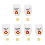 Maxbell Footful 3 Pairs of Shoe Insert Heel Cup Pad of Heel Pain Plantar Fasciitis White