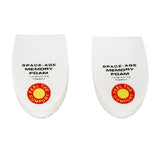 Maxbell Footful 3 Pairs of Shoe Insert Heel Cup Pad of Heel Pain Plantar Fasciitis White