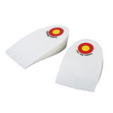 Maxbell Footful 3 Pairs of Shoe Insert Heel Cup Pad of Heel Pain Plantar Fasciitis White
