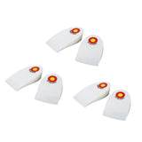 Maxbell Footful 3 Pairs of Shoe Insert Heel Cup Pad of Heel Pain Plantar Fasciitis White