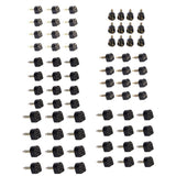 Maxbell Footful 6 Pair of Black Heel Plate for High-Heeled Shoes 10x11mm 604 Style
