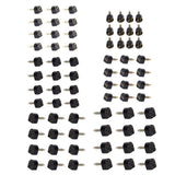 Maxbell Footful 6 Pair of Black Heel Plate for High-Heeled Shoes 10x11mm 604 Style