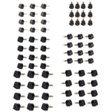 Maxbell Footful 6 Pair of Black Heel Plate for High-Heeled Shoes 10x11mm 604 Style