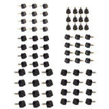 Maxbell Footful 6 Pair of Black Heel Plate for High-Heeled Shoes 10x11mm 604 Style
