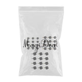 Maxbell 36Pcs of Black Heel Plate for High-Heeled Shoes 10x11mm 604 Style