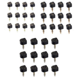 Maxbell 36Pcs of Black Heel Plate for High-Heeled Shoes 10x11mm 604 Style