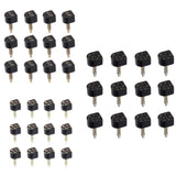 Maxbell 36Pcs of Black Heel Plate for High-Heeled Shoes 10x11mm 604 Style
