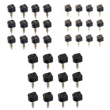 Maxbell 36Pcs of Black Heel Plate for High-Heeled Shoes 10x11mm 604 Style