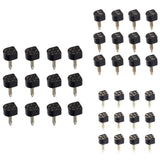 Maxbell 36Pcs of Black Heel Plate for High-Heeled Shoes 10x11mm 604 Style