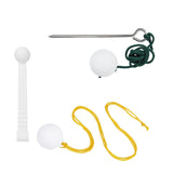 Maxbell Maxbell 3pcs Mixed Type Golf Swing Hit Alignment Practice Training Rope Ball