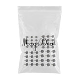 Maxbell 24 Pairs Black High Heel Plates Replacements Shoes Repair Tips Taps Caps