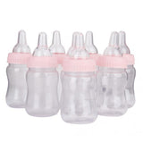 Maxbell Maxbell Mini Feeding Bottles Baby Shower Party Favor Birthday Party Decor Pink And Clear