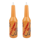 Maxbell Colorful Bartender Practice Barmen Flair Bar Pub Cocktail Shaker Orange 2pcs