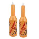Maxbell Colorful Bartender Practice Barmen Flair Bar Pub Cocktail Shaker Orange 2pcs