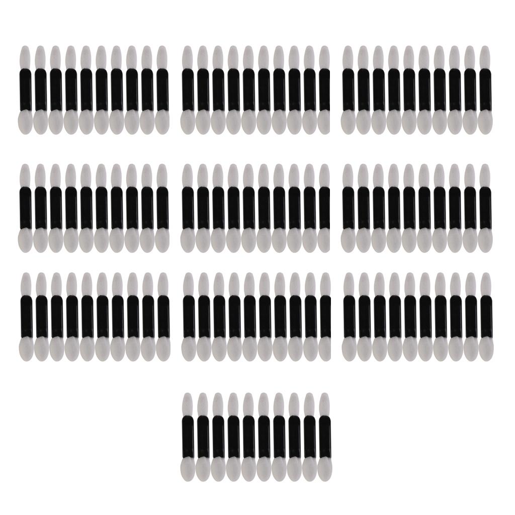 Maxbell 100pcs Makeup Lip Brush Lipgloss Wands Eyeshadow Applicators Tool Set Disposable