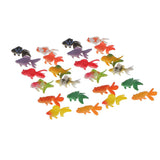 24Pcs Plastic Goldfish Animal Toys Kids Birthday Party Gift Aquarium Decors