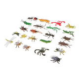 Maxbell Maxbell 24x Plastic Insect Model Ladybug Scorpion Bee Ant Bugs Kids Educational Toys