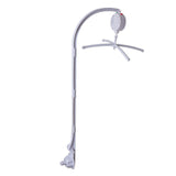 Maxbell 5PCS Baby White Crib Mobile Bed Bell Toy Holder Bracket 34" + Wind-up Music Box