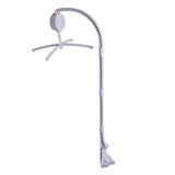 Maxbell 5PCS Baby White Crib Mobile Bed Bell Toy Holder Bracket 34" + Wind-up Music Box