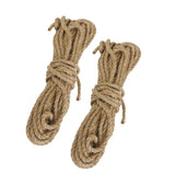 Maxbell 10M 6mm Sisal Rope Strong Rope Natural Jute String Burlap Twine DIY Pack of 2 - Aladdin Shoppers