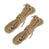 Maxbell 10M 6mm Sisal Rope Strong Rope Natural Jute String Burlap Twine DIY Pack of 2 - Aladdin Shoppers