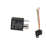 Maxbell DC Car Vehicle 12V Volt 20A/30A Transparent SPDT 5Pin Relay & Socket 5 Wire