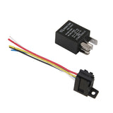 Maxbell DC Car Vehicle 12V Volt 20A/30A Transparent SPDT 5Pin Relay & Socket 5 Wire