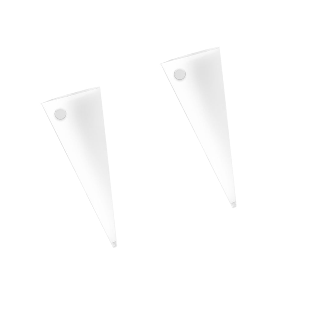 Maxbell Maxbell 2Pieces Cone Shape Hanging Glass Hydroponic Flower Vase Wall Mounte Cone Terrarium