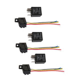 Maxbell 3pcs Car Truck Auto 12V 20A/30A SPDT Relays 5 Pin 5P & Socket 5 Wire