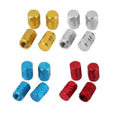 Maxbell 4 Set Universal Car Truck Bike Tire Tyre Air Valve Stem Caps Wheel Rims