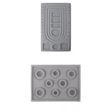 Maxbell 2-style Flocked Bracelet Jewelry Design Bead String Board Organiser Tray Display