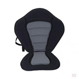 2 Pieces Adjustable Padded Canoe Boat Kayak Seat with Detachable Backrest