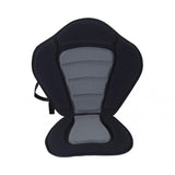 2 Pieces Adjustable Padded Canoe Boat Kayak Seat with Detachable Backrest