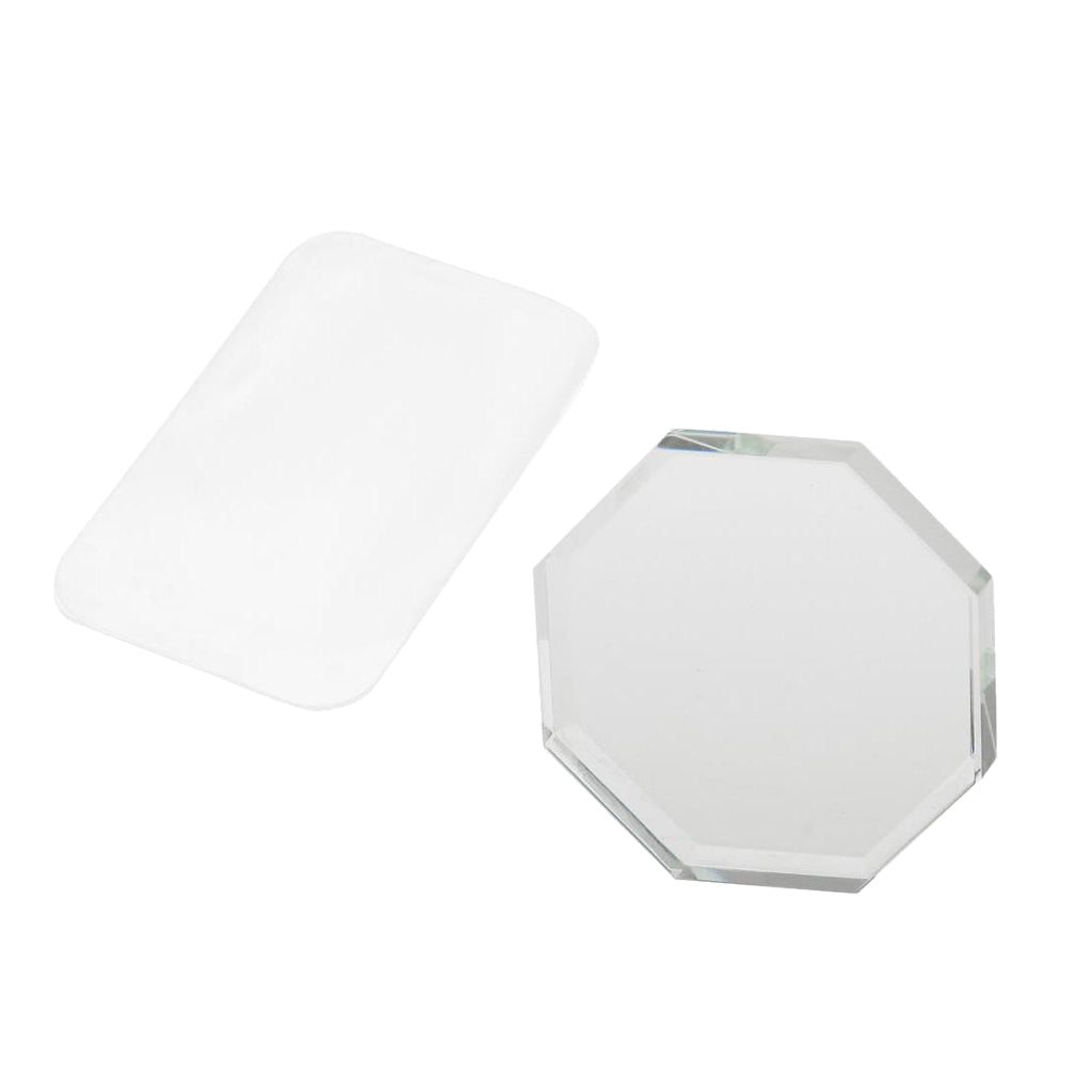 Maxbell Maxbell Rectangle Silicone Lash Holder Eyelash Extension Pad Tray + Glue Holder Adhesive Pallet Stand