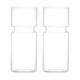 Maxbell 2 Clear Hyacinth Glass Vase Flower Planter Pot DIY Terrarium Container Decor