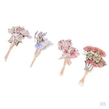 Maxbell 120pcs Set Flower Fairy Pixie Cupcake Cake Topper Pick Party Cake Decor