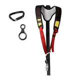 Maxbell Climbing Seat Harness Shoulder Strap + Figure 8 Belay Device + Carabiner - Aladdin Shoppers