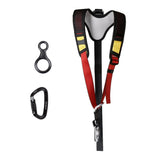 Maxbell Climbing Seat Harness Shoulder Strap + Figure 8 Belay Device + Carabiner - Aladdin Shoppers